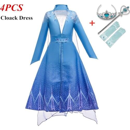 2021 Cosplay Costume New Year Girls Dress Halloween Party Birthday Kids Dress Children Dress Up Vestidos 4 10T