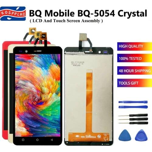 5.0" For BQ Mobile BQ-5054 Crystal LCD Display + Touch Screen Digitizer Assembly Replacement Black For BQ5054 BQ-5054 BQ 5054