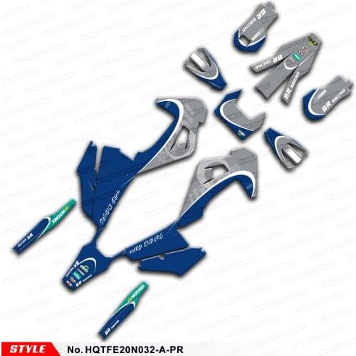 AFTERMARKET MX Stickers for TE 150i 250i 300i FE250 FE350 FE450 FE501 FE 250 350 450 501 20 to 22, Style No. HQTFE20N032-A-PR