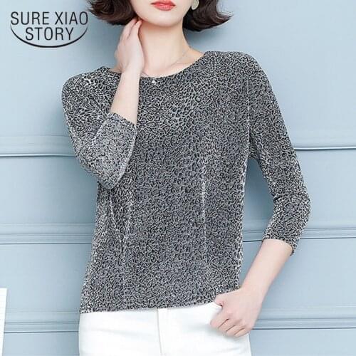 Glitter Shirt Tops Fashion Elegant Shiny Sequin Blouse Tunic Women Blouses Red Black Shine Women Blouses New Plus Size 4XL 15840