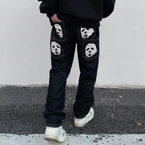 CAMO WOLF Loose Jeans For Men