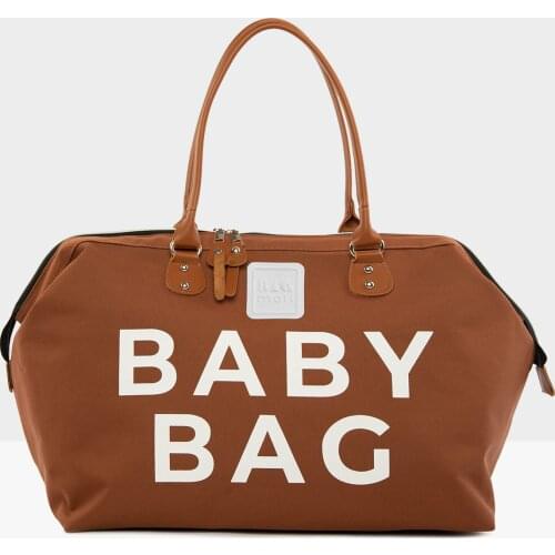 CHQEL Tan Female Baby Bag Printed Baby Care Bag M000002169