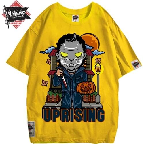 UPRISING Harajuku t shirts Oversized Summer Men/Women Hip Hop Fashion Gothic Print among Men Streetwear us T-shirts Short Sleeve