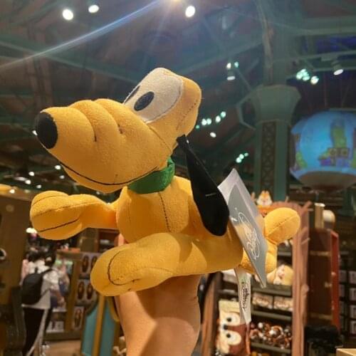 Disneyland Mickeys Friends Pluto The Dog Stuffed Plush Toys Soft Kawaii Pluto Retro Style Plush Dolls Gifts for Children Kids