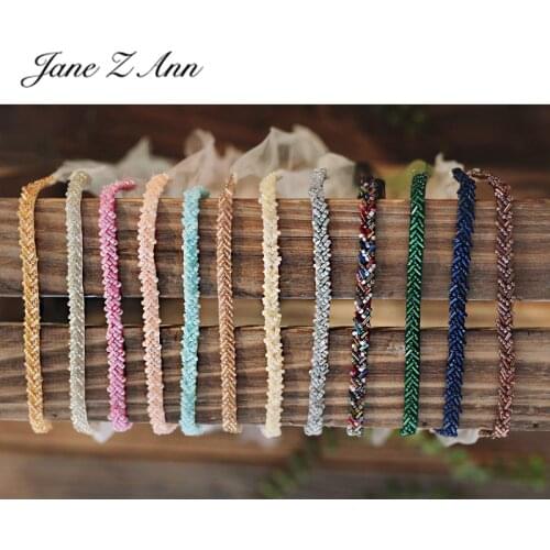 Beautiful beaded hairband hair accessories head flower baby 0-1 year newborn photography props photo