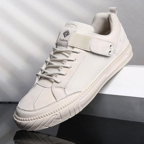 Fashion Mens Casual Shoes Comfortable Mesh Slip Resistant Male Sneakers All-match Lace-up Black Footwear Canvas Shoes