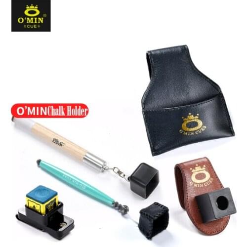 New O'MIN Magnetic Billiard Chalk Holder Snooker Chalk Carrying Holder Easy Convenience Professional Billiard Accessories China