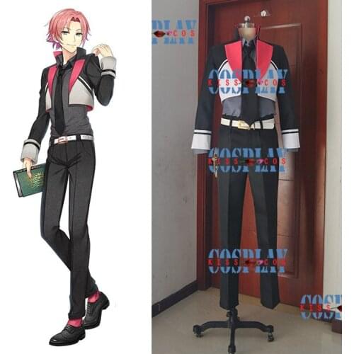 [Customize]Game Bungo And Alchemist Figure Kunikida Doppo Uniform Halloween Cosplay Costume Party Suit For Men Outfit NEW 2018