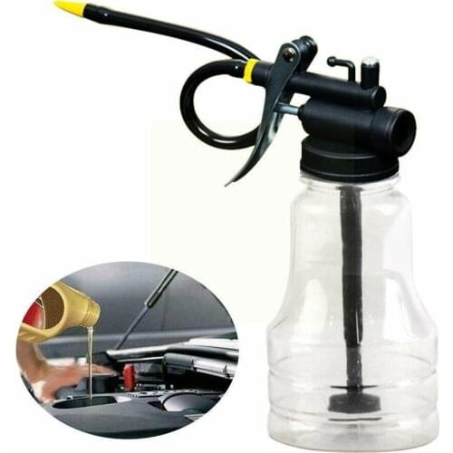 1pc 250ml Paint Spray Gun Oil Pump Cans Oiler Hose Hand Machine Airbrush Grease Gun Can Repair Too Oil Tools For Lubricatin X2Q4