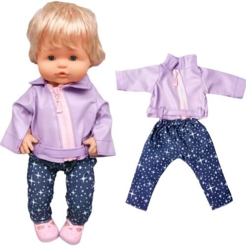 38cm baby doll pumpkin dress for 40cm 17 inch Nenuco Ropa y su Hermanita doll Halloween dress child gift