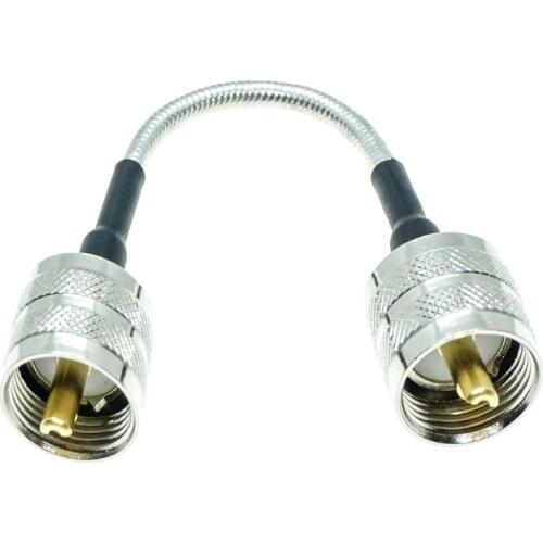 UHF male to UHF male PL259 connector RG402 RG-402 Semi Flexible Coaxial Cable 0.141" 50ohm