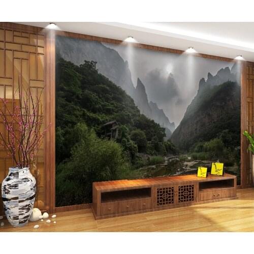 Custom wallpaper South Asian tropical mountains big bedroom panoramic background wall wallpaper mural 3d wallpaer wallfor 3d