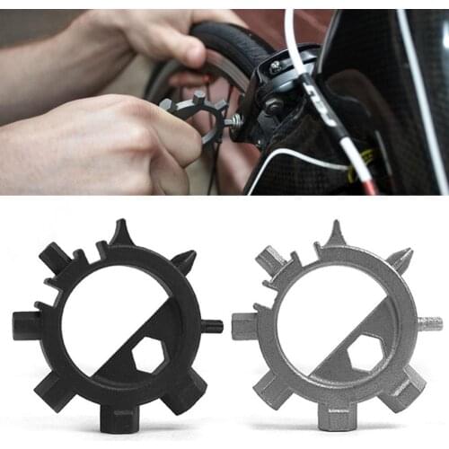 Portable Stainless Steel Mini Octopus Screwdriver Key Ring Keychain Outdoor Bottle Opener Tool Bike Bicycle Repair Tool