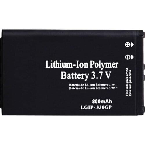 High Quality LGIP-330G LGIP-330GP Battery For LG GM210 KF240 KF245 KF300 KF305 KF330 KM380 800mAh Battery