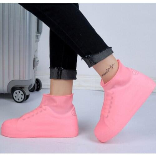 Protectors Rain Boots Waterproof Shoe Cover Silicone Unisex Solid Color Shoes For Indoor Outdoor Rainy Days
