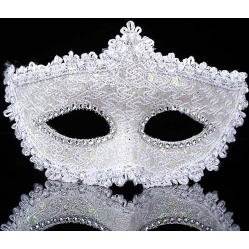 Hot Sale New Fashion Girls Sexy Fox Eye Mask Luxury Venetian Masquerade Mask Women Fancy Christmas Halloween Party Mask Dress