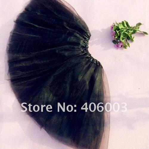 2014 new summer fashional lace tutu skirt for baby girls black tulle skirt