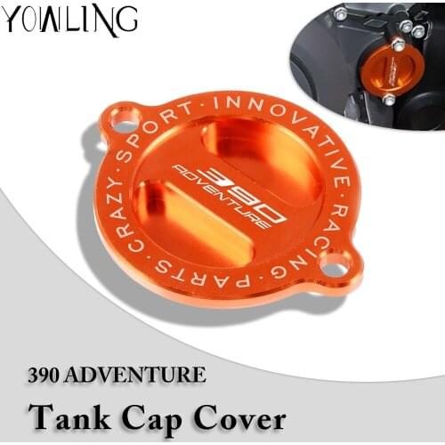 390ADVENTURE Motocycle Rear Orange Engine Oil Filter Cover Cap For 390 ADVENTURE 2019 2020 2021 Motorbike Oil Filter Cover Cap