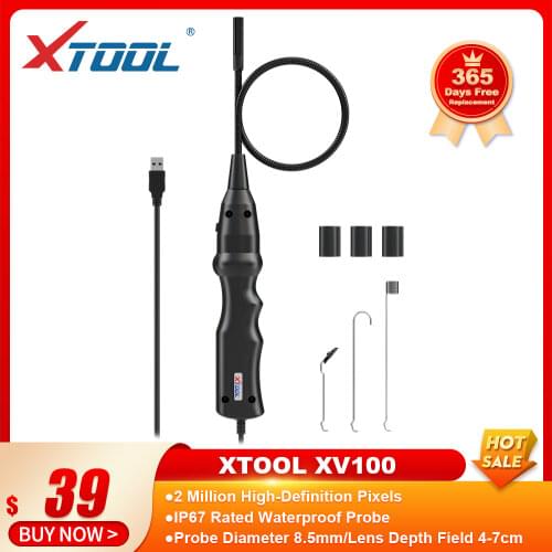 1M 2M 5M Endoscope Camera 3 in 1 5.5mm 7mm IP67 Waterproof 6 LED Borescope Car Inspection Camera For Android/Type-C Loptop