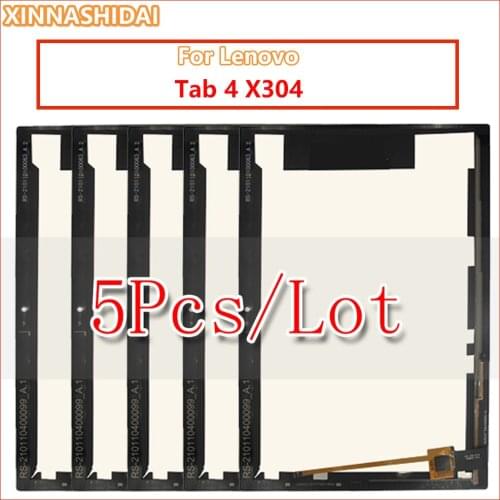5 Pcs/lot 10.1" For Lenovo Tab 4 TB-X304L TB-X304F TB-X304N/X X304 LCD Display Touch Screen Panel Digitizer Assembly Replacement