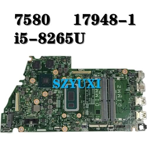 Brand NEW 17948-1 FOR Dell Inspiron 15 7580 Laptop Motherboard i5-8265U CN-0WNW17 WNW17 8G09X Mainboard 100% Tested