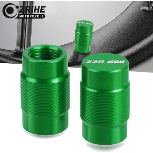 Motorcycle Accessories CNC Couple Aluminum Vehicle Wheel Tire Valve Stem Caps Covers For KAWASAKI Z ZZR1200 2pcs Universal cycle
