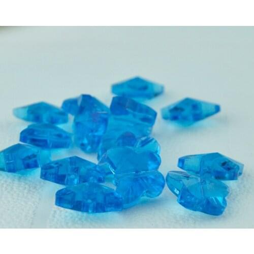 11x14mm Crystal Beads Faceted Butterfly Shape Loose beads in jewelry making Lake Blue color 500pcs Free Shipping