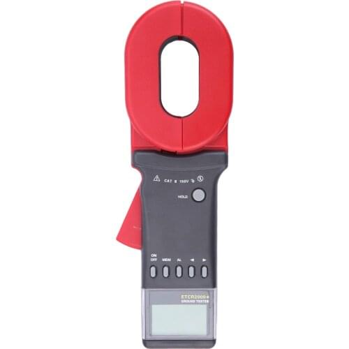 Digital Display Clamp Ground Earth Resistance Test Tool Resistance Meter ETCR2000A Plus JA55