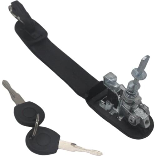 For POLO 6N 6N1 6N2 SHARAN SEAT ALHAMBRA GALAXY SHARAN 1PC FRONT LEFT or RIGHT DOOR HANDLE WITH 2 KEYS