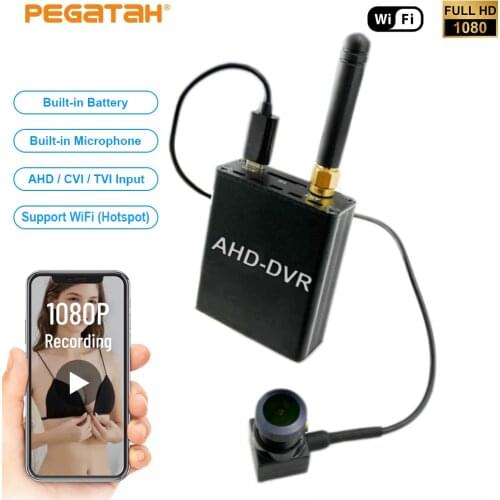 1080P Mini Wifi DVR Camera Kits Video surveillance recorder Onvif AHD DVR P2P Video Audio DVR Recorder 128GB TF Card Slot