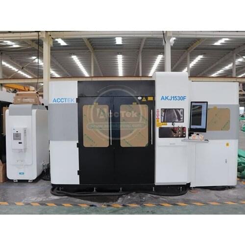 Fiber sheet metal lazer cutter steel laser cutting table Full closed model 3kw 4kw 6kw