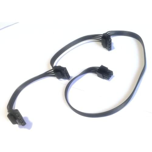 Host Case Mainboard 6Pin to 3-port 3 Molex 4Pin IDE Power Cable Adapter Splitter For Seasonic PSU Power Module Haiyun KM3 Series