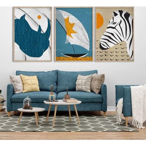 African animal adventure set, wild animal safari art print, sailing abstract, colorful nursery decoration, elephant and zebra ju