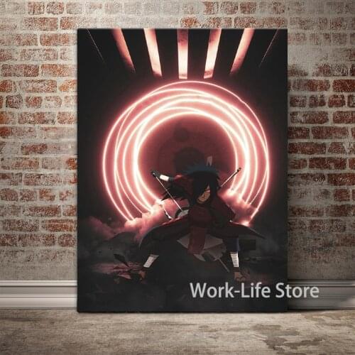 Madara Uchiha Anime Home Decor Canvas Painting Wall Pictures Living Room Decoration Wall Art Animation Posters and Prints