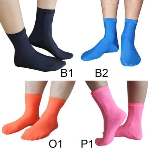 1 Pair Diving Socks Adult Elastic Thermal Shoes Footwear Outdoor Beach Sports Autumn Winter Swimming Fin Boot Socks