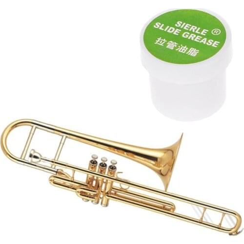 OOTDTY Trombone Trumpet Lubricate Slide Grease Clarinet Brass Instruments Maintain Tool