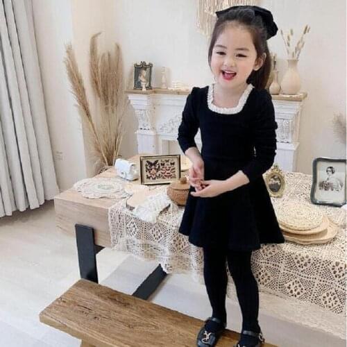 Girl Dress Kids Baby Clothes 2021 Spring Summer Toddler Outwear Prom Party Uniform Dresses Cotton Children Clothing