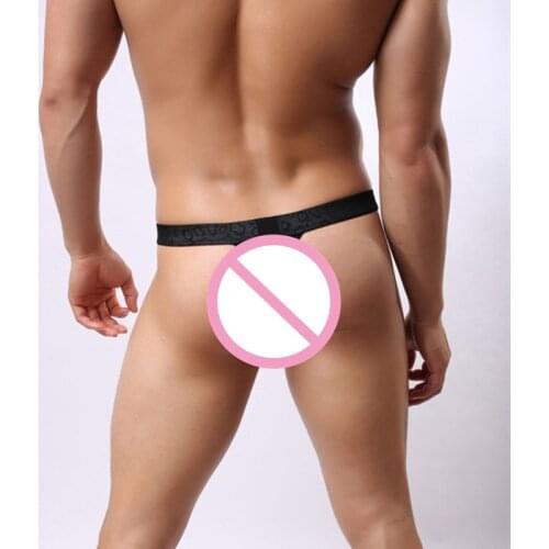 Brand Mens Underwear Penis Pouch Mens Sexy Nylon Briefs G-string and Thong Tanga Exotic Panties Jock Strap Slip Homme