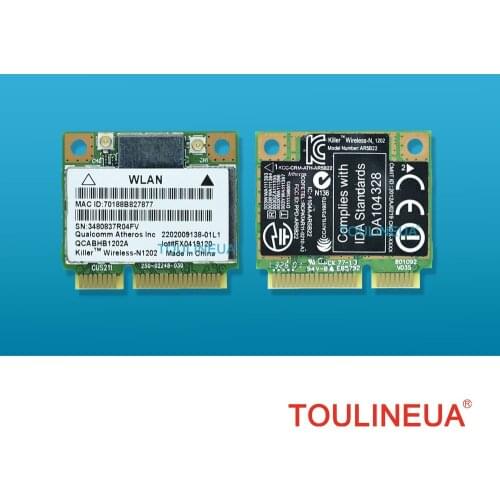 Bigfoot Networks Killer Wireless-N1202 killer n1202 Bluetooth 4.0 killer 1202 Notebook WiFi Network Card killer1202