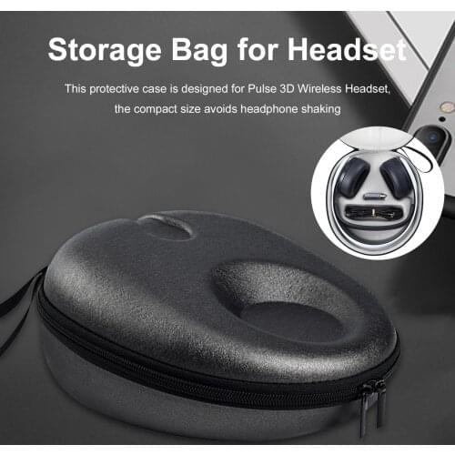 Shockproof EVA Headphone Hard Case Portable Storage Headset Cover Waterproof Headphones Box For PS5 PULSE 3D Headset