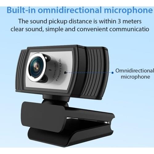 1080P HD Video Webcam USB Web Camera with Microphone for Video Conferencing Live Streaming Online Teaching