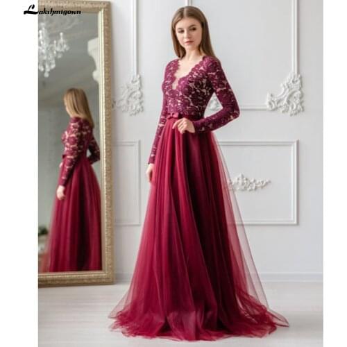 Burgundy Mother of the Bride Dresses 2021 Women Evening Party Dresses lace Mother Dinner Gowns robe de la mere de la mariee
