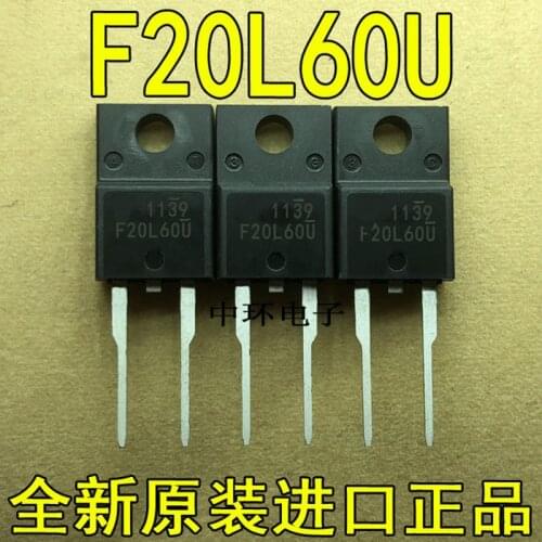 10 PCS F20L60U SF20L60U TO-220F-2 20L60U TO-220F 600V 20A