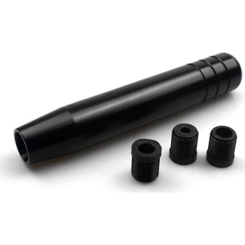 Black 18cm Long Plus Universal Manual Car Gear Stick Shift Knob Shifter Lever Accessories