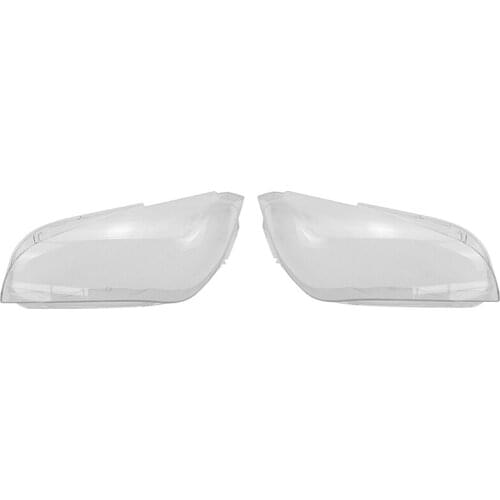 2x For-BMW X1 E84 2010-2014 Left/Right Headlight Shell Lamp Shade Transparent Lens Cover Headlight Cover