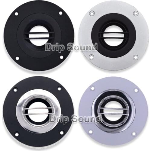 4" inch Speaker Tweeter Cover Panel Decorative Circle Speaker Fixed Plate OD102mm 30mm Hole #Silvery