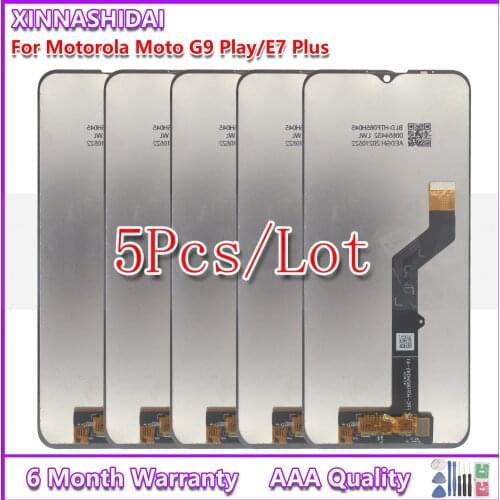 5 PCS Original For Motorola Moto G9 Play lcd display with touch screen digitizer Assembly For Moto G9 plus XT2087 lcd display