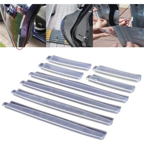 8pcs 2021 Universal Car Door Edge Guards Trim Molding Protection Strip Scratch Protector Car Crash Barriers Door Guard Collision
