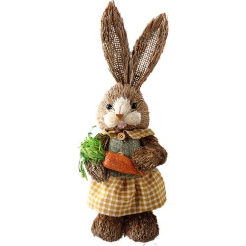 Animals Easter Bunny Accessories Simulation Nordic Styles Party Supplies Garden Home Decorations Ornaments Rabbit Toy