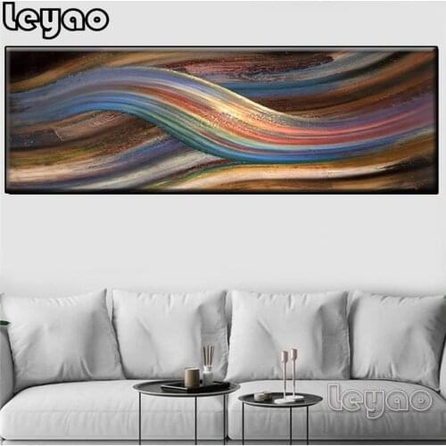 5D DIY Diamond Painting “Colorful Abstract Lines” Home Decor Embroidery Flower Mosaic Picture Handcraft Kit Chinese Style Large